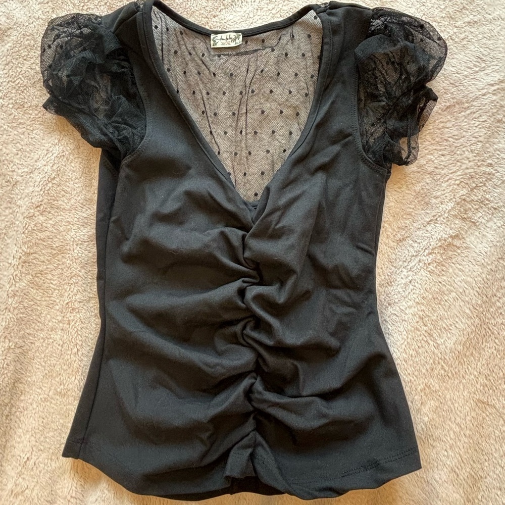 Free People Intimately PolkaDot Sheer Size XS